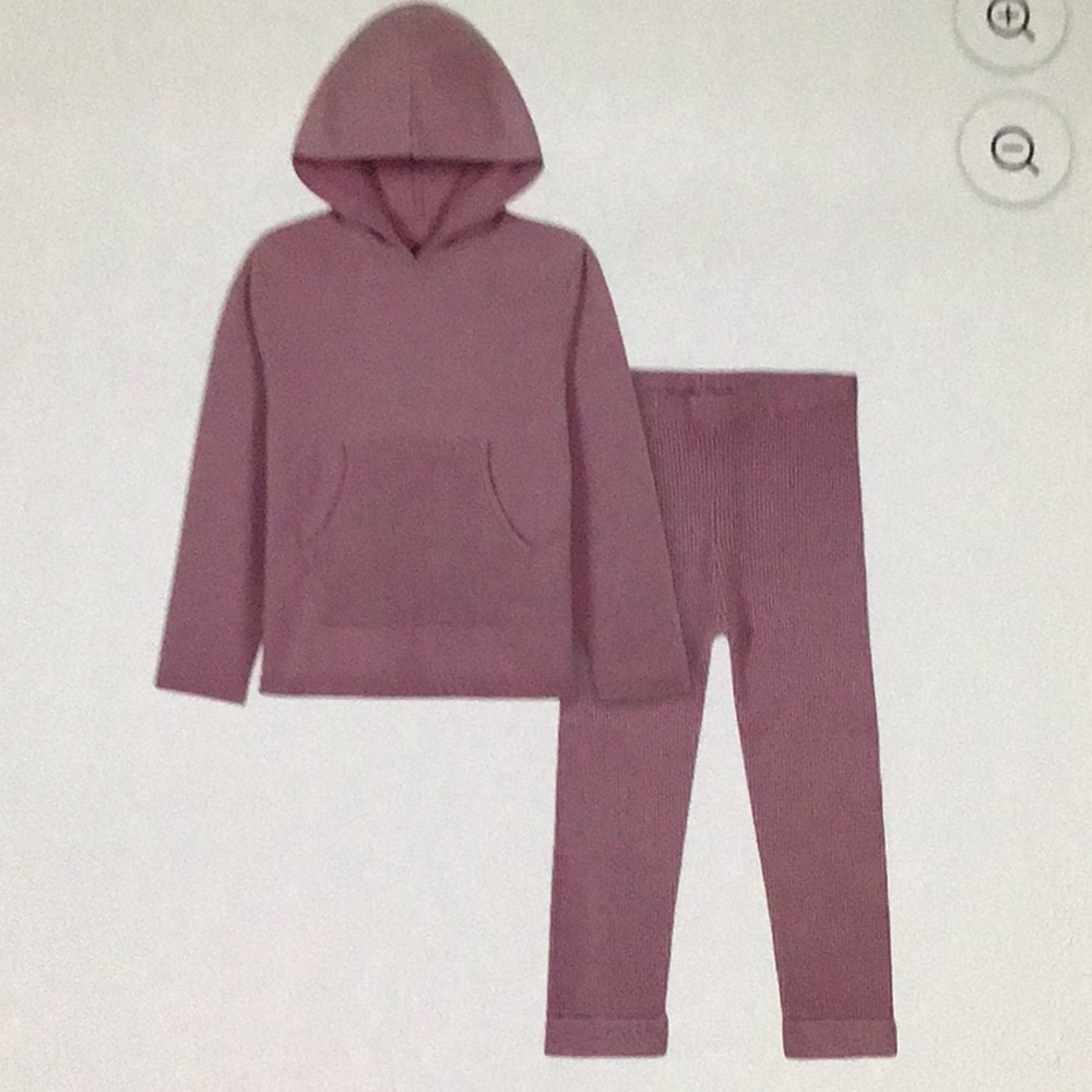 MODERN MOMENTS BY GERBER TODDLER SWEATER KNIT HOODIE AND PANTS. SIZE 4T